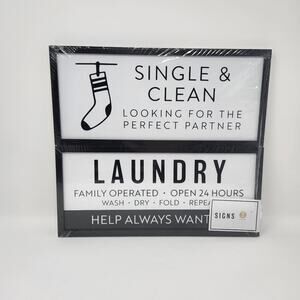 Laundry Room Sign Decor